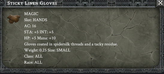 STICKY LINEN GLOVES item card